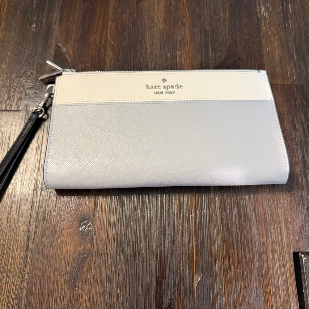 Kate Spade Elegant Two-Tone Wristlet
